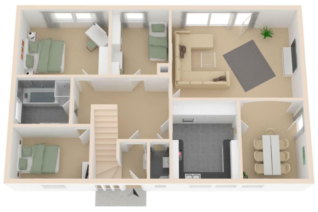 Tolle 125M² Erdgeschosswohnung Im Einzelhaus Kaltenkirchen Exteriér fotografie